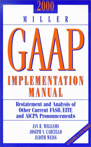 2000 Miller Gaap Implementation Manual