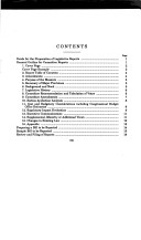 Guide for the Preparation of Legislative Reports