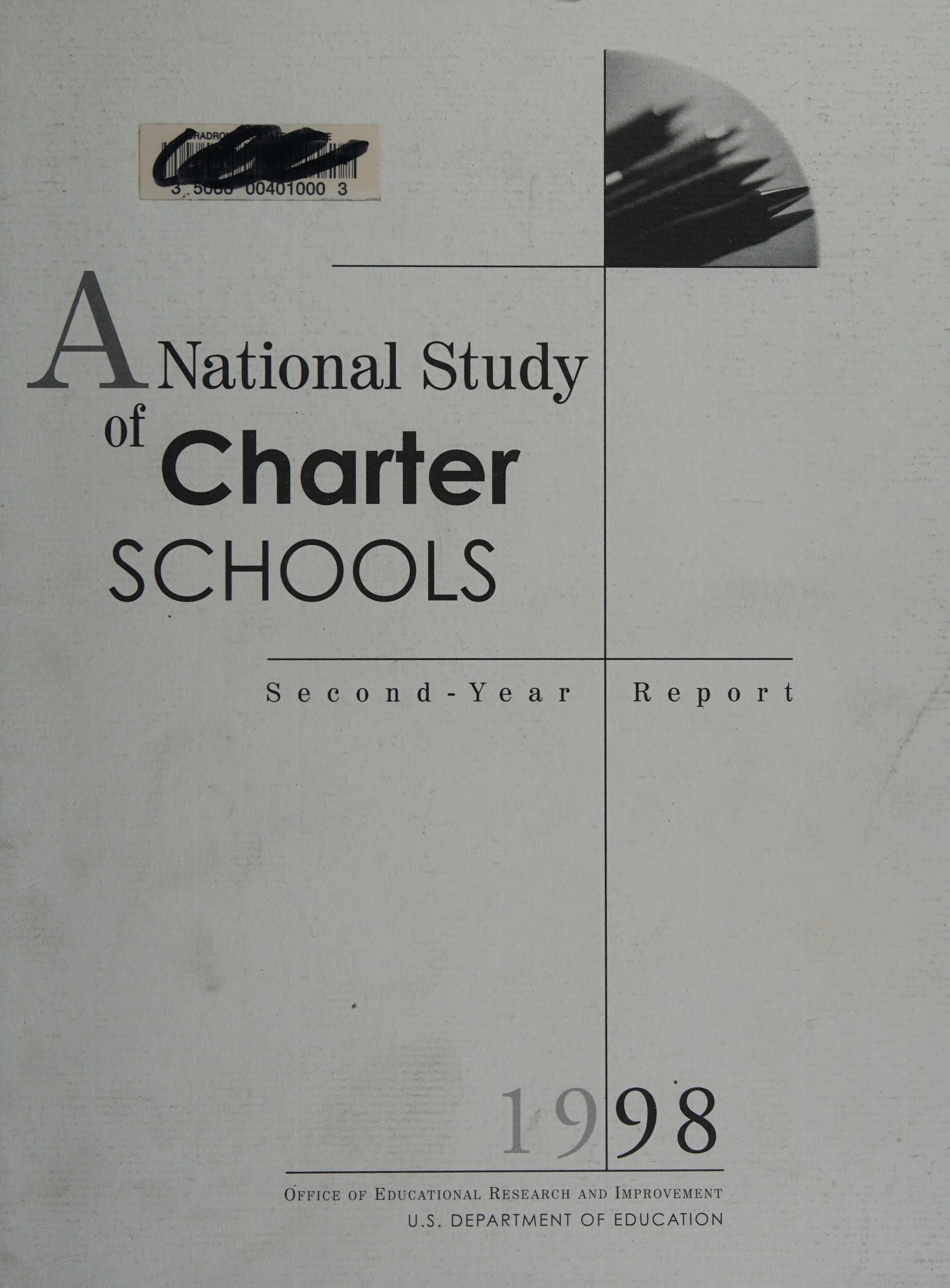 A National Study Of Charter Schools: Second-Year Report