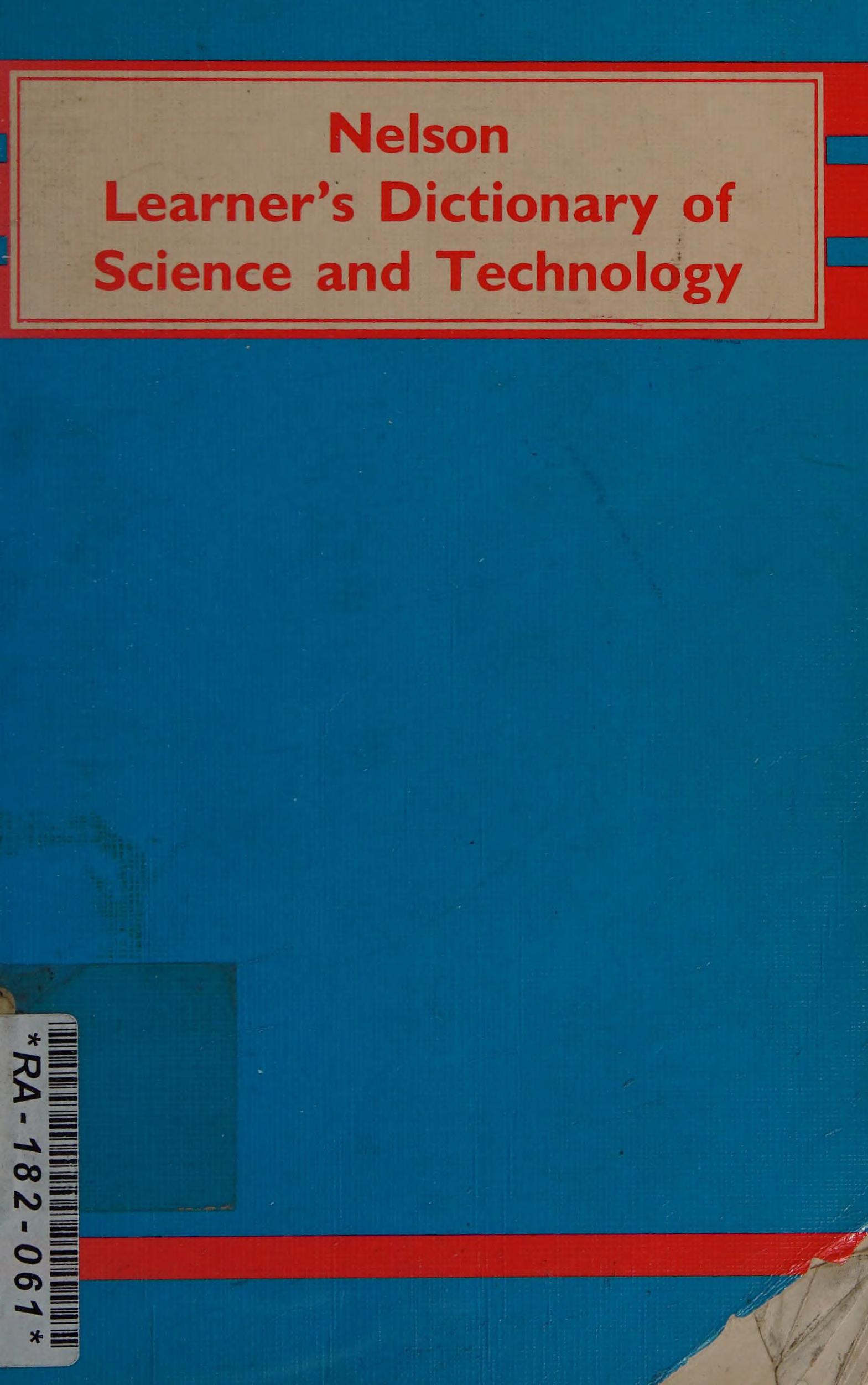 Learner Dictionary of Science and Technology