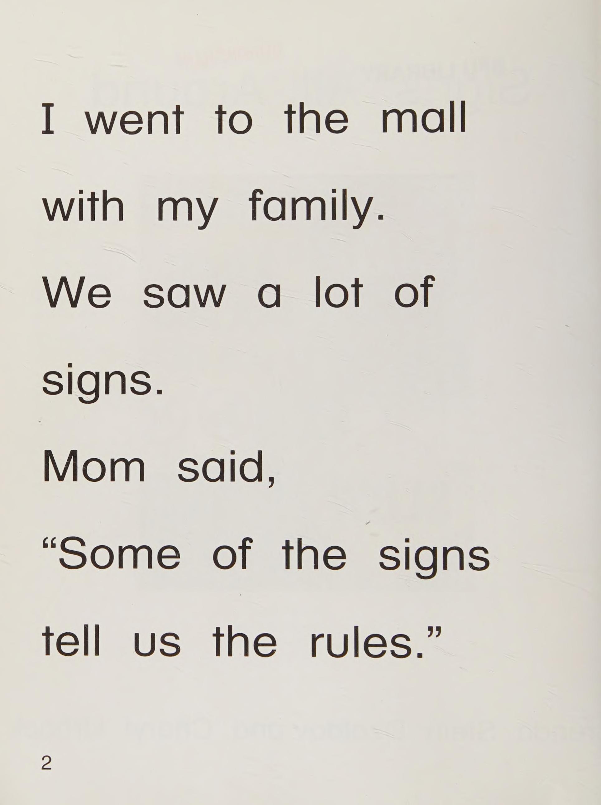 Signs All Around: Inforead Social Studies: Rules