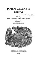 John Clare's Birds