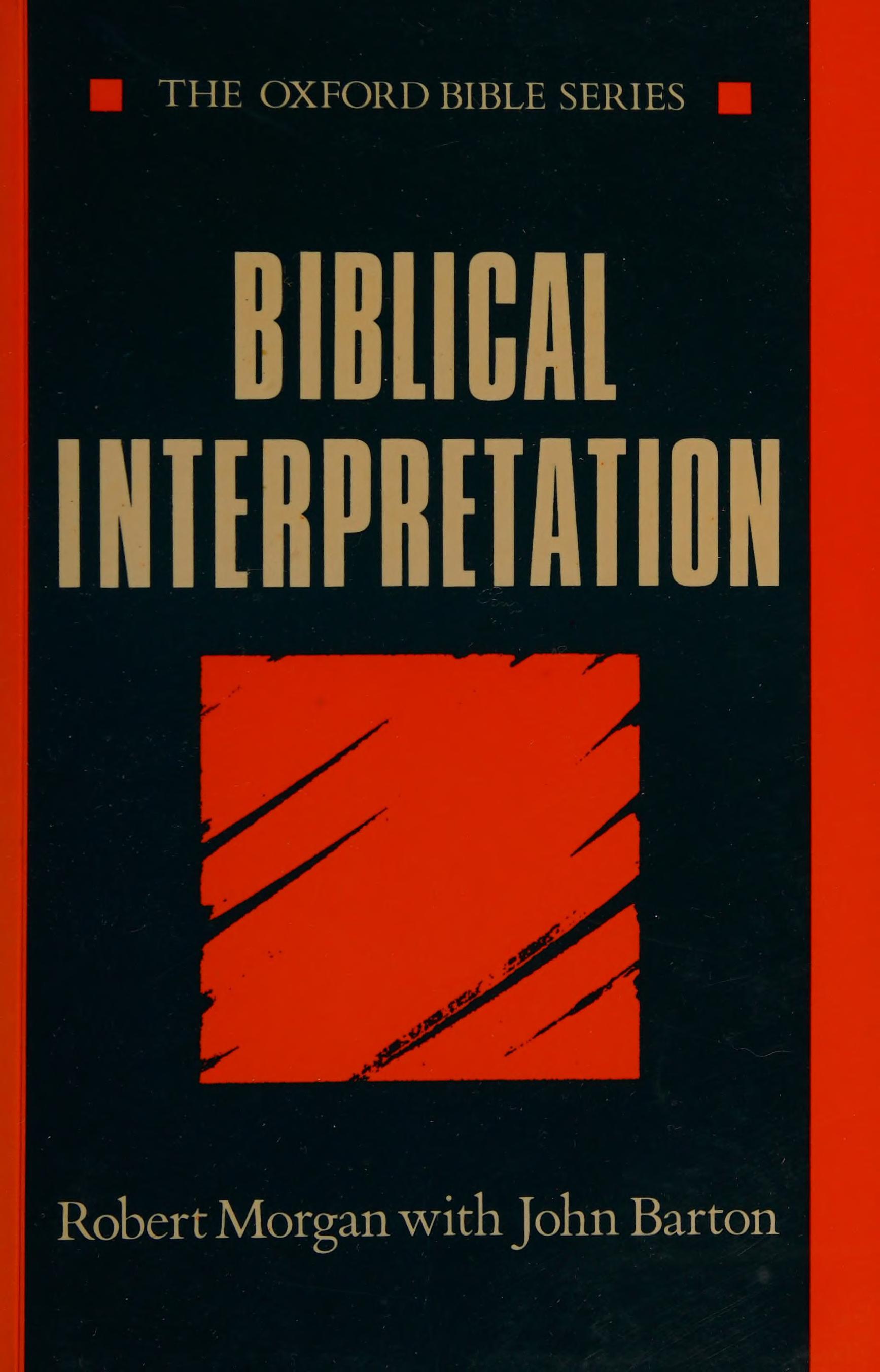 Biblical Interpretation