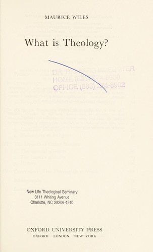 What is theology?