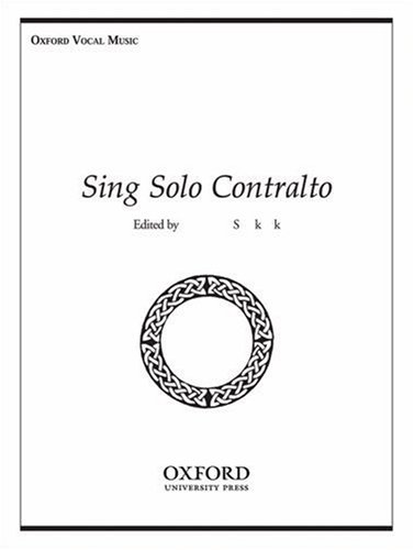 Sing Solo Contralto