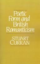 Poetic form and British romanticism