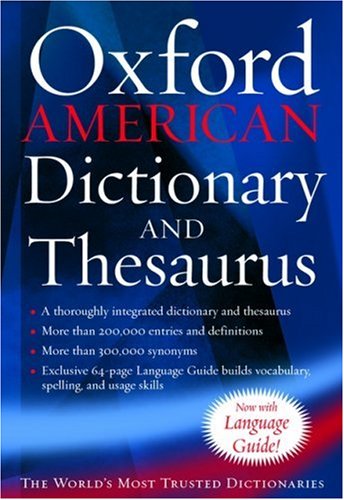 Oxford American Dictionary And Thesaurus