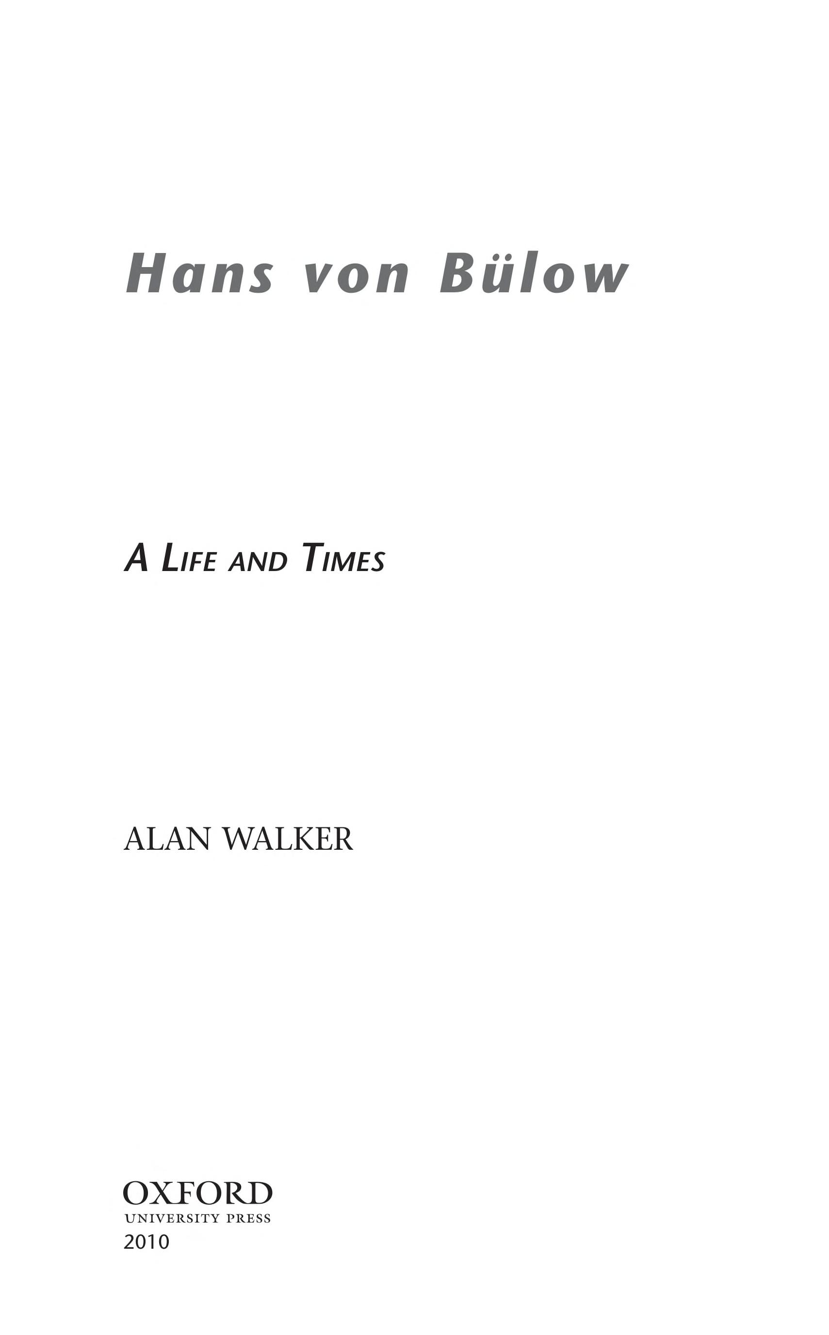 Hans von Bülow