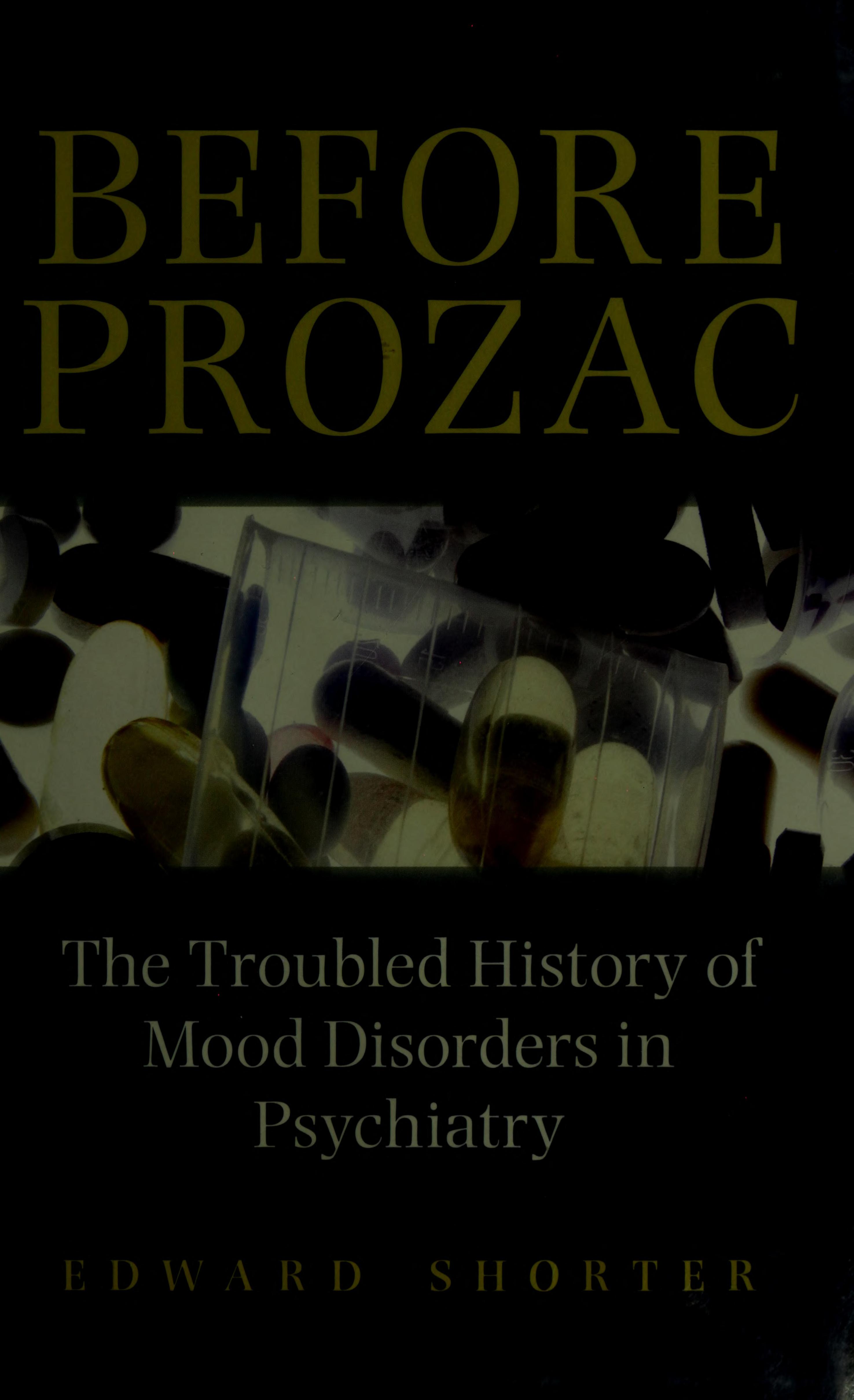 Before Prozac