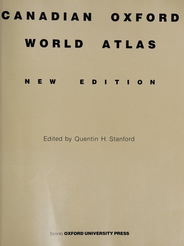 Canadian Oxford School Atlas 6th Edition