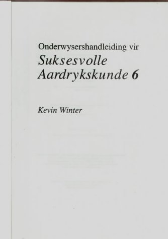 Suksesvolle Aardrykskunde 6