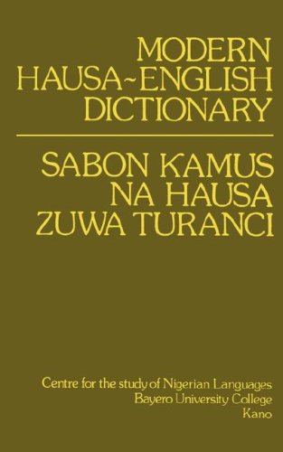 Modern Hausa-English Dictionary