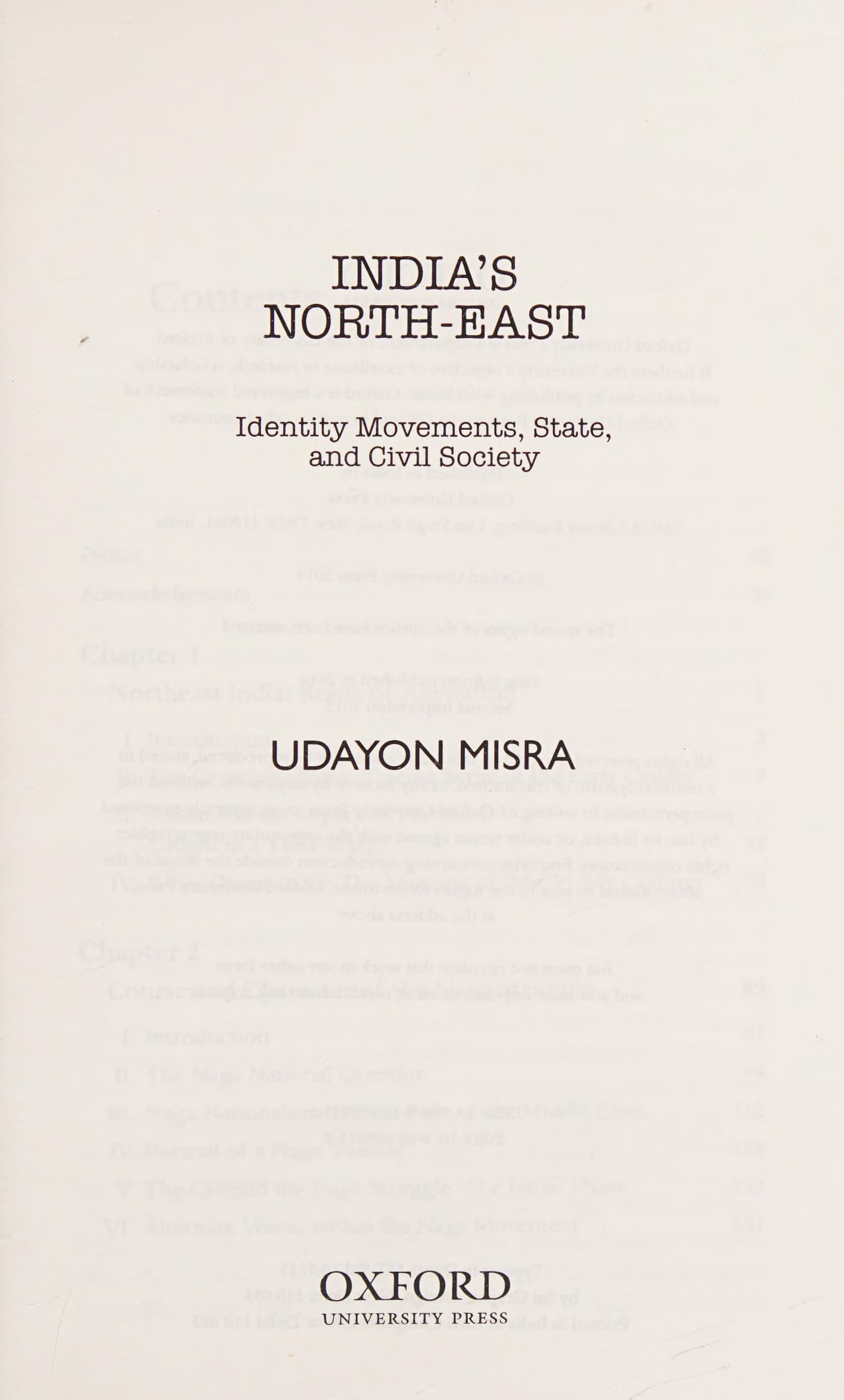 India's North-East