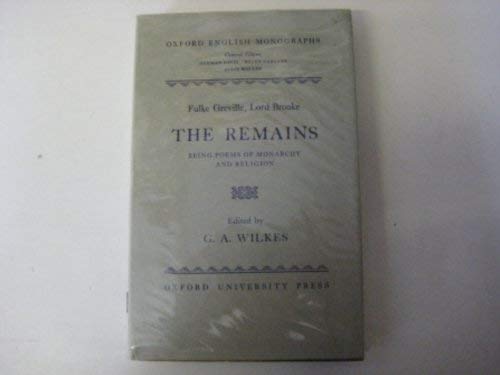 Remains: Poems of Monarchy and Religion