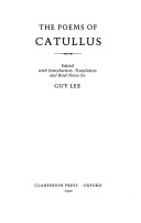 The Poems of Catullus