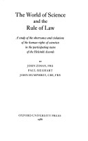 The World of Science and the Rule of Law