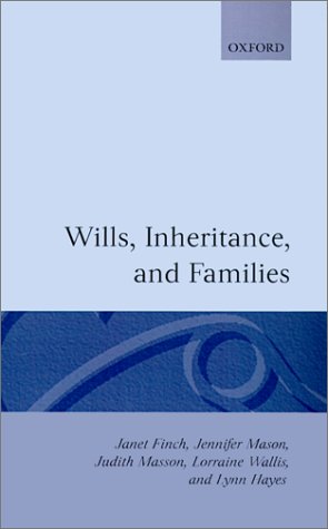 Wills, Inheritance, And Families