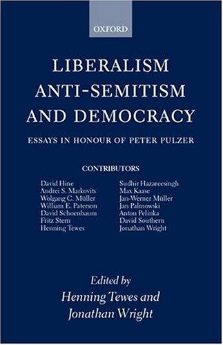 Liberalism, Anti-Semitism, and Democracy