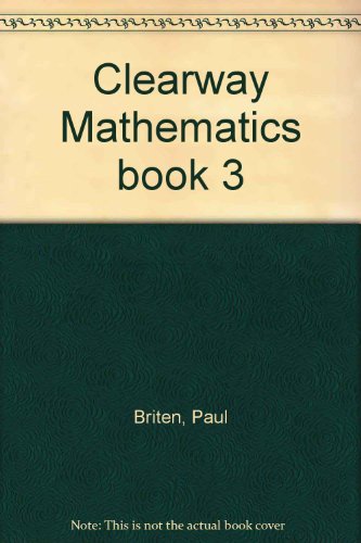 Clearway Mathematics book 3