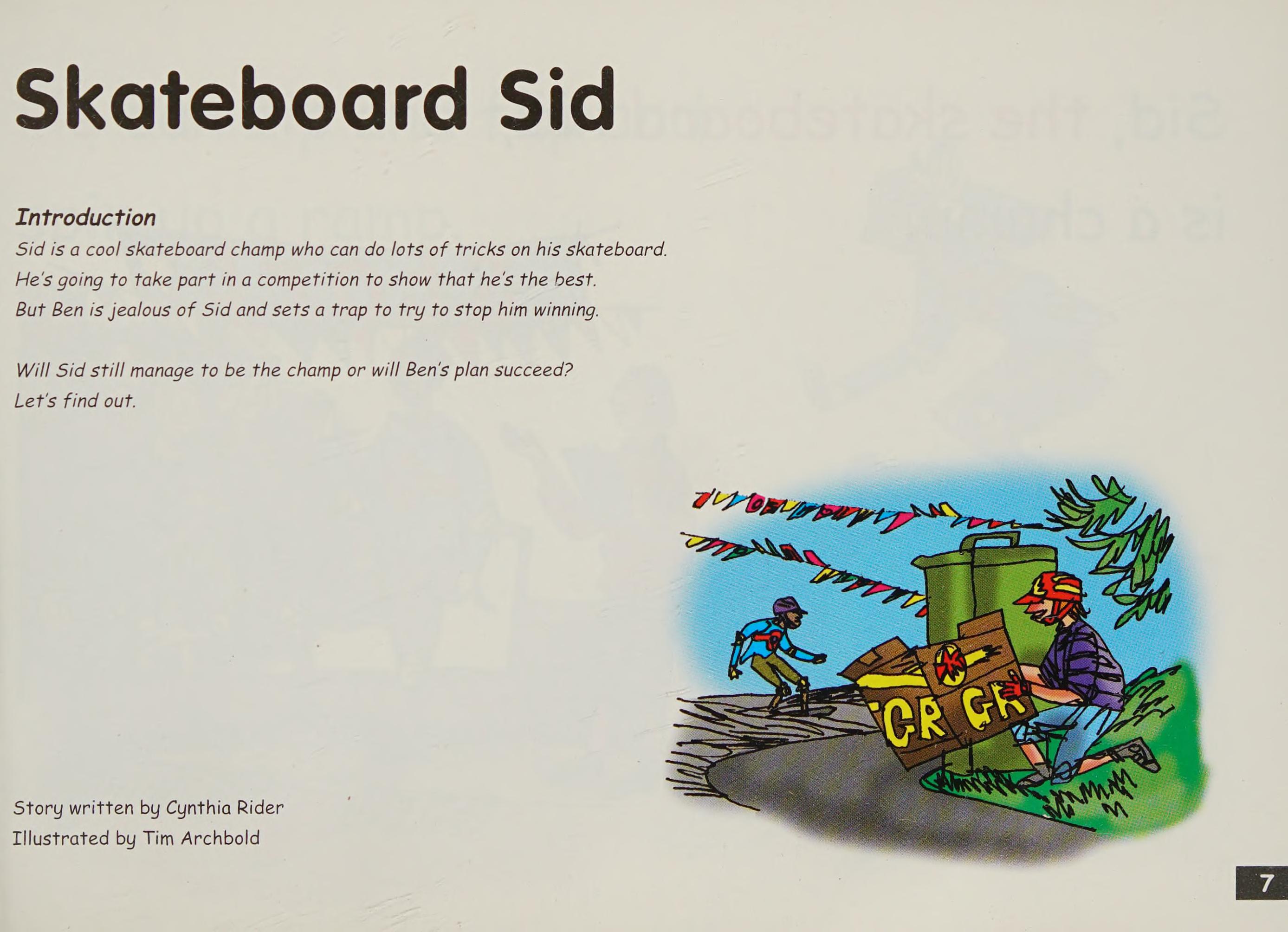 Skateboard Sid