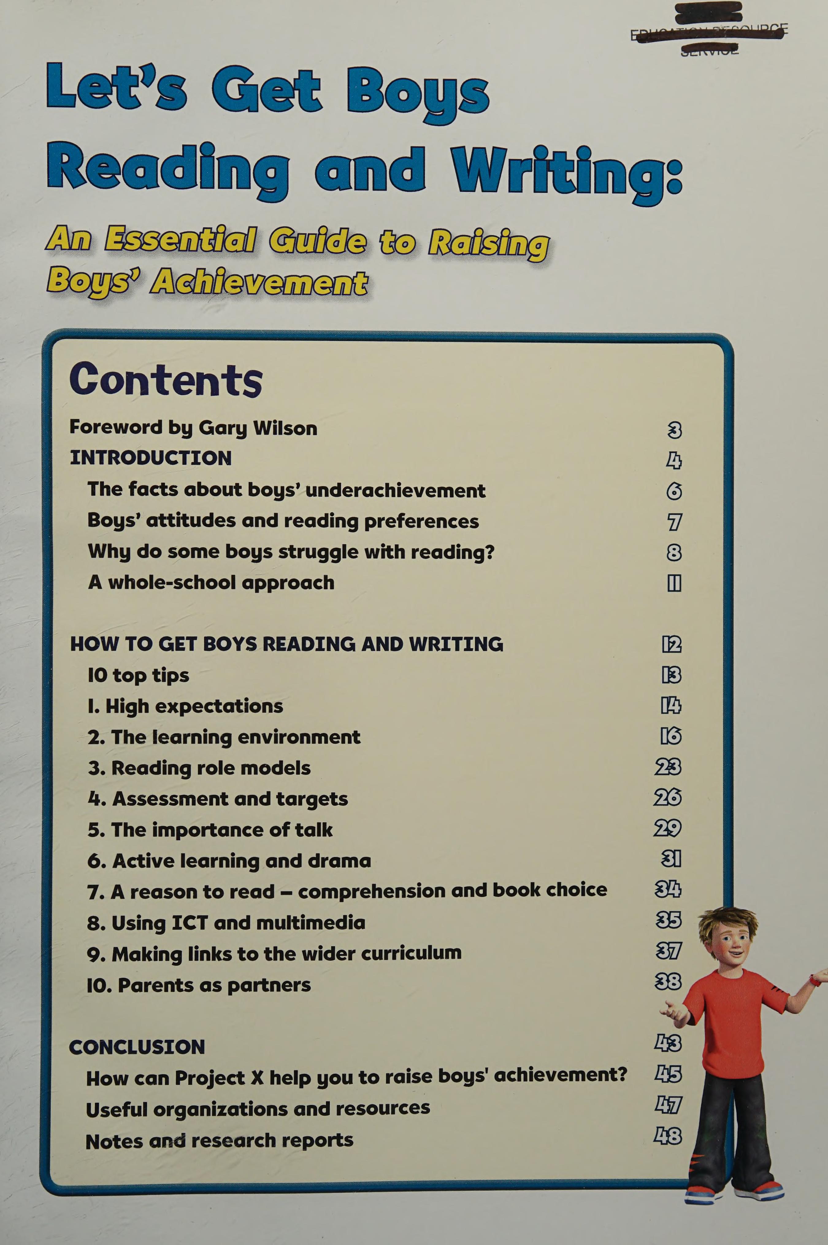 Project X: Let's Get Boys Reading and Writing: An Essential Guide to Raising Boys' Achievement: The Essential Guide to Raising Boys' Achievement