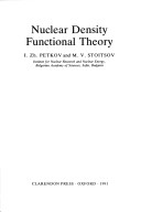 Nuclear Density Functional Theory