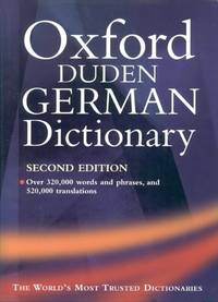 The Oxford-Duden German Dictionary: German-English English-German