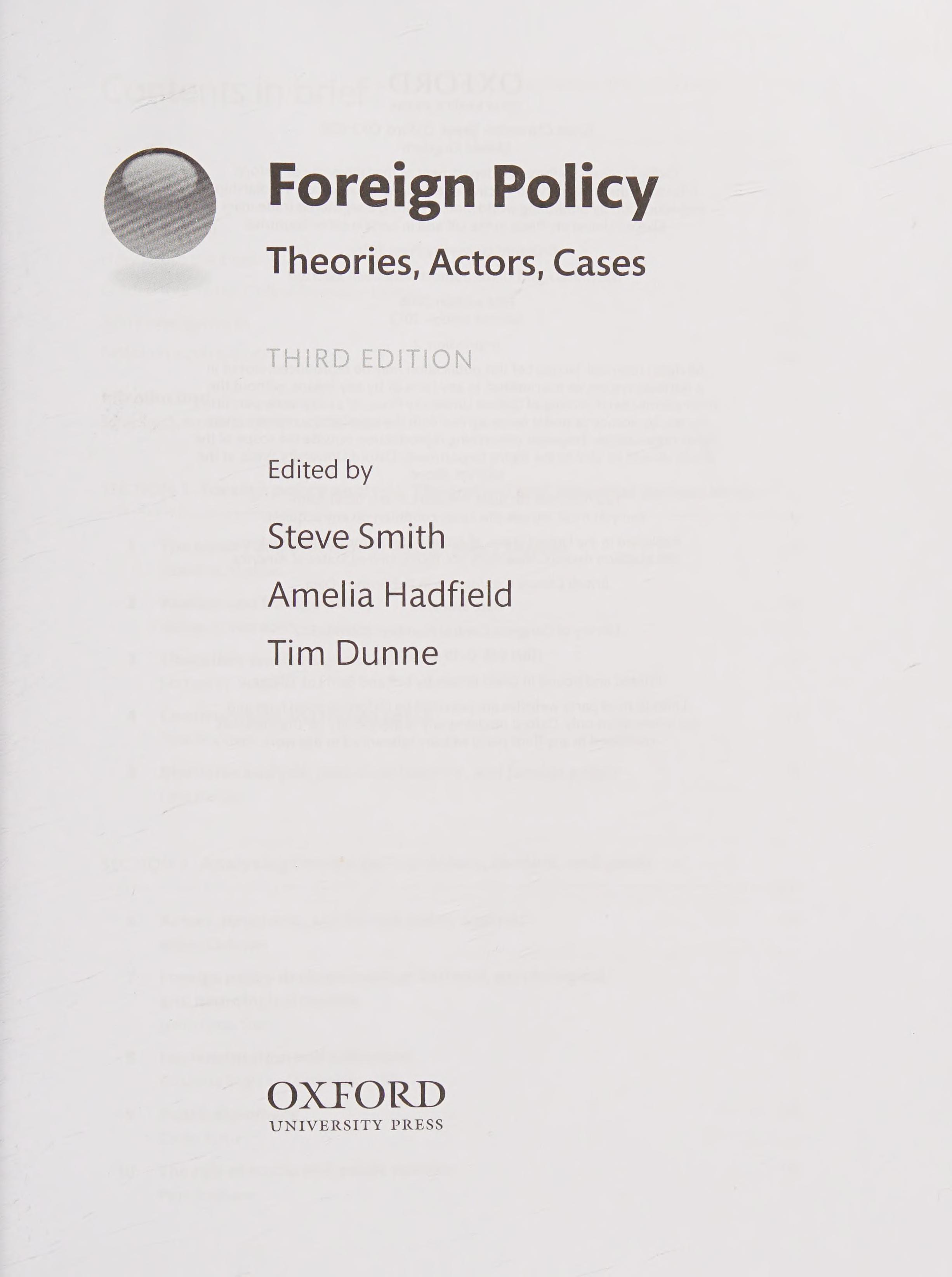 Foreign Policy