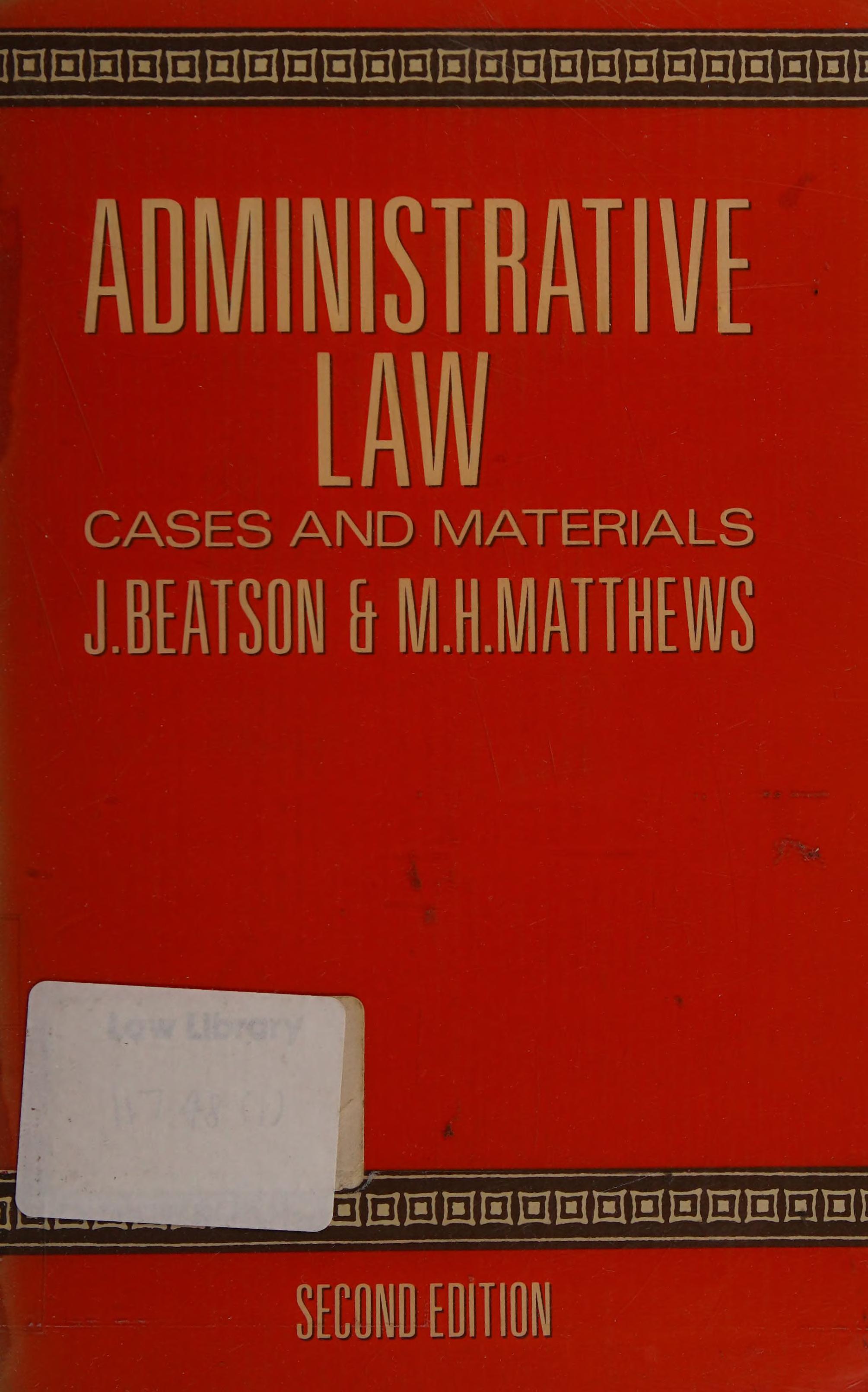 Administrative Law