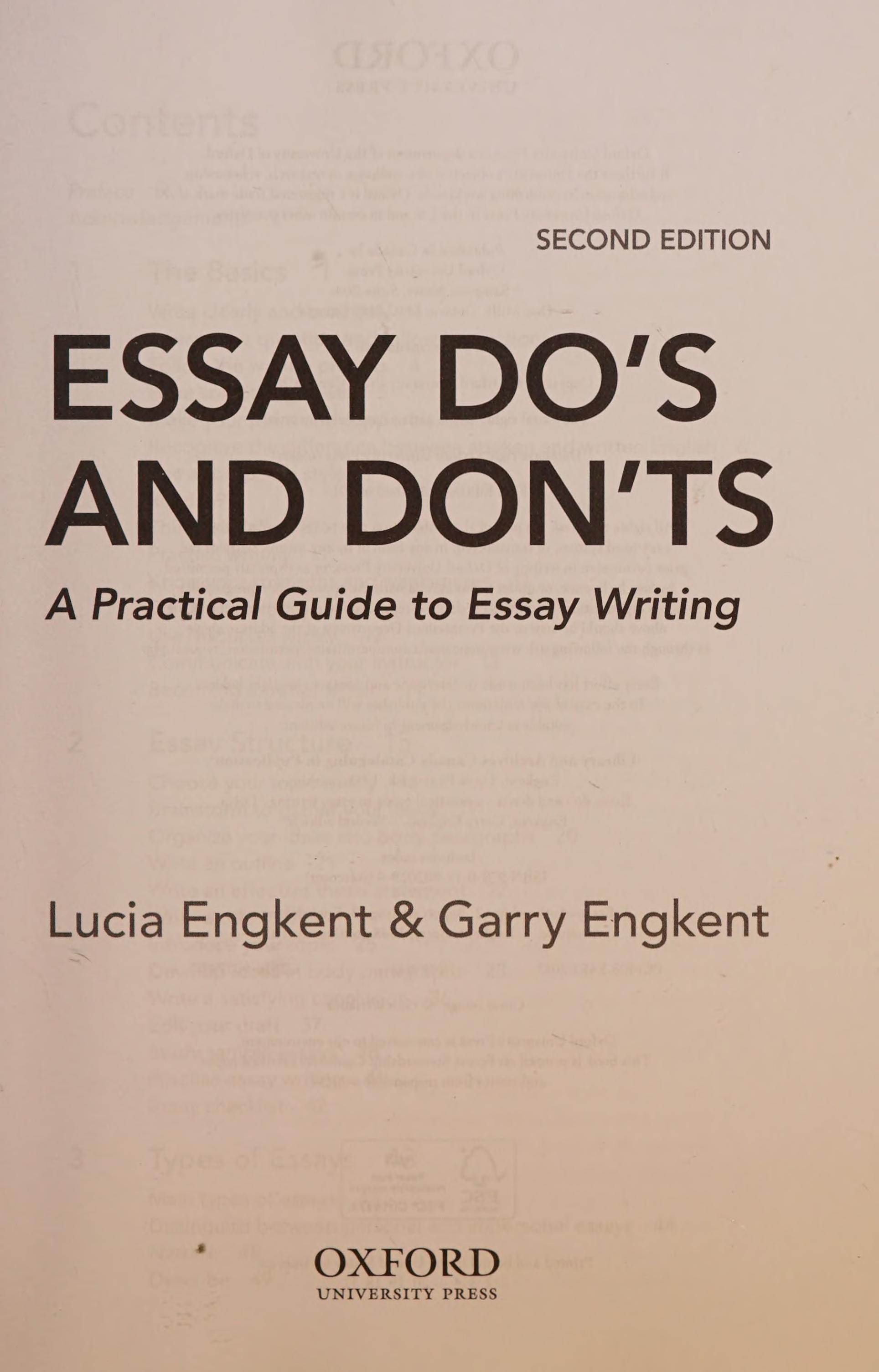 Essay Do's and Don'Ts