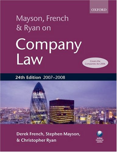 Mayson, French and Ryan on Company Law