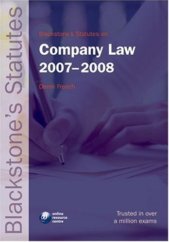 Company Law 2007-2008