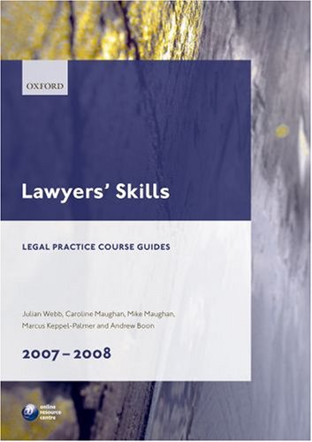 Lawyers' Skills 2007-2008