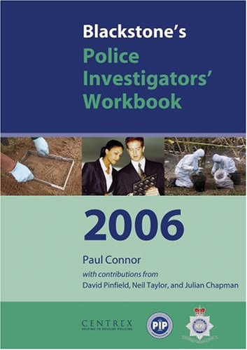Blackstone'S Police Investigators' Workbook