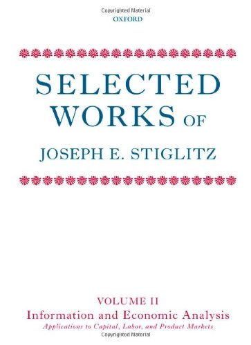 Selected Works of Joseph E. Stiglitz