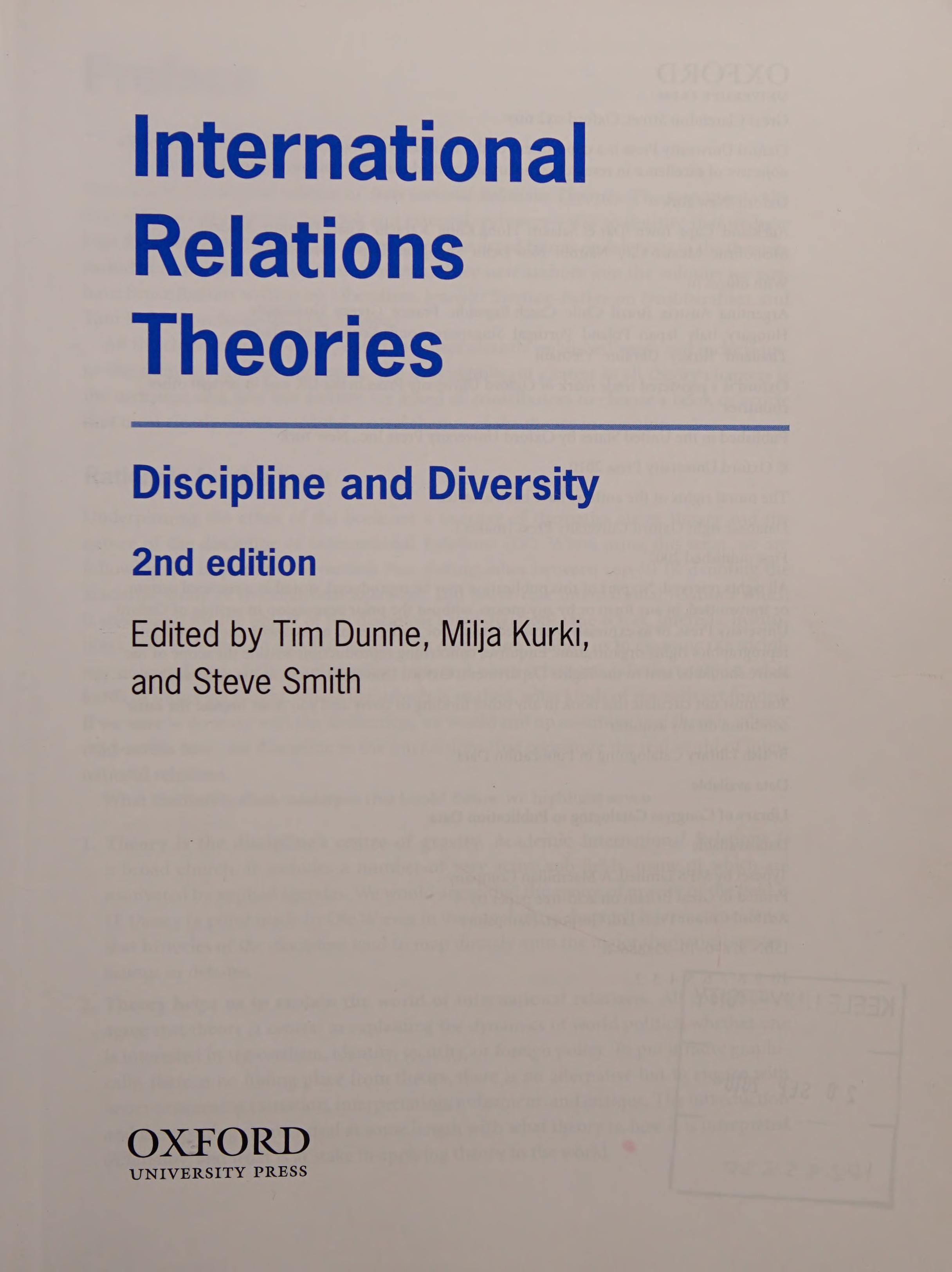 International Relations Theories