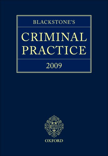 Blackstone's Criminal Practice 2009 Pack - Book & Cd-Rom