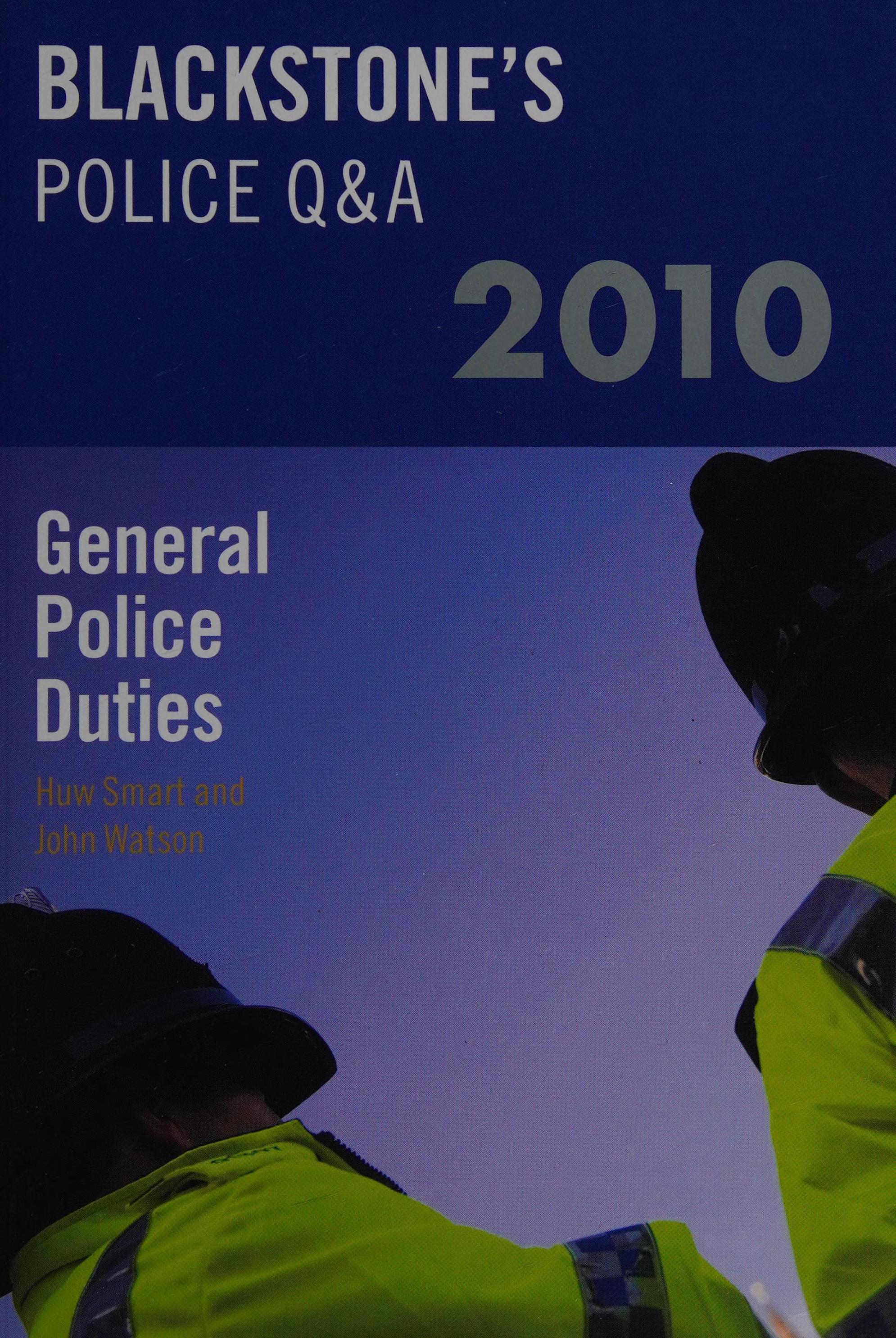 Blackstone's Police Q&A