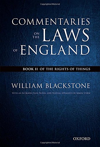The Oxford Edition of Blackstone: Commentaries on the Laws of England: Book II