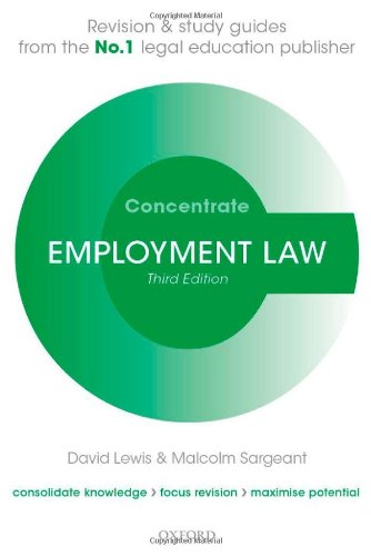 Employment Law Concentrate: Law Revision and Study Guide