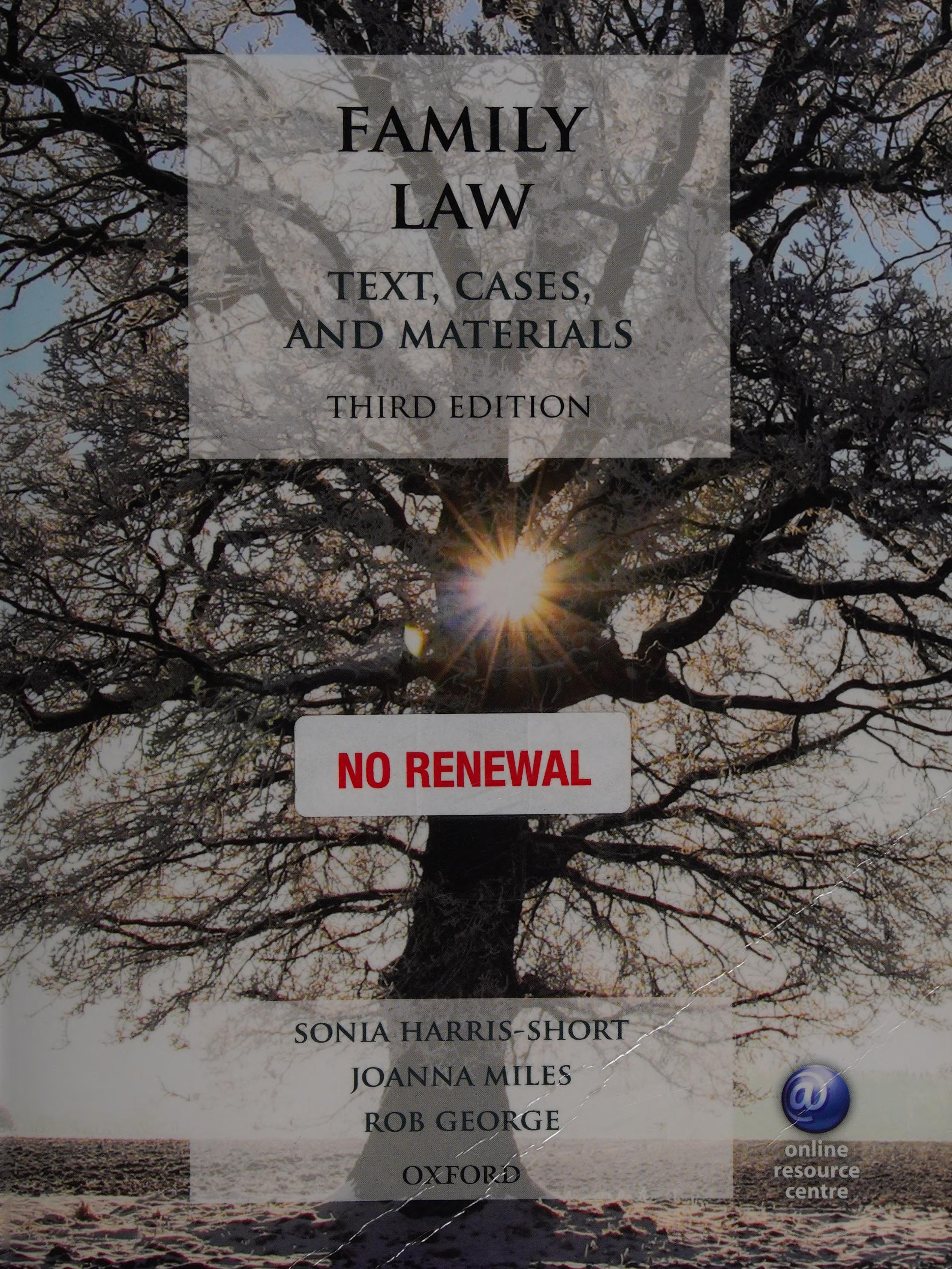 Family Law Text, Cases, and Materials 3 e