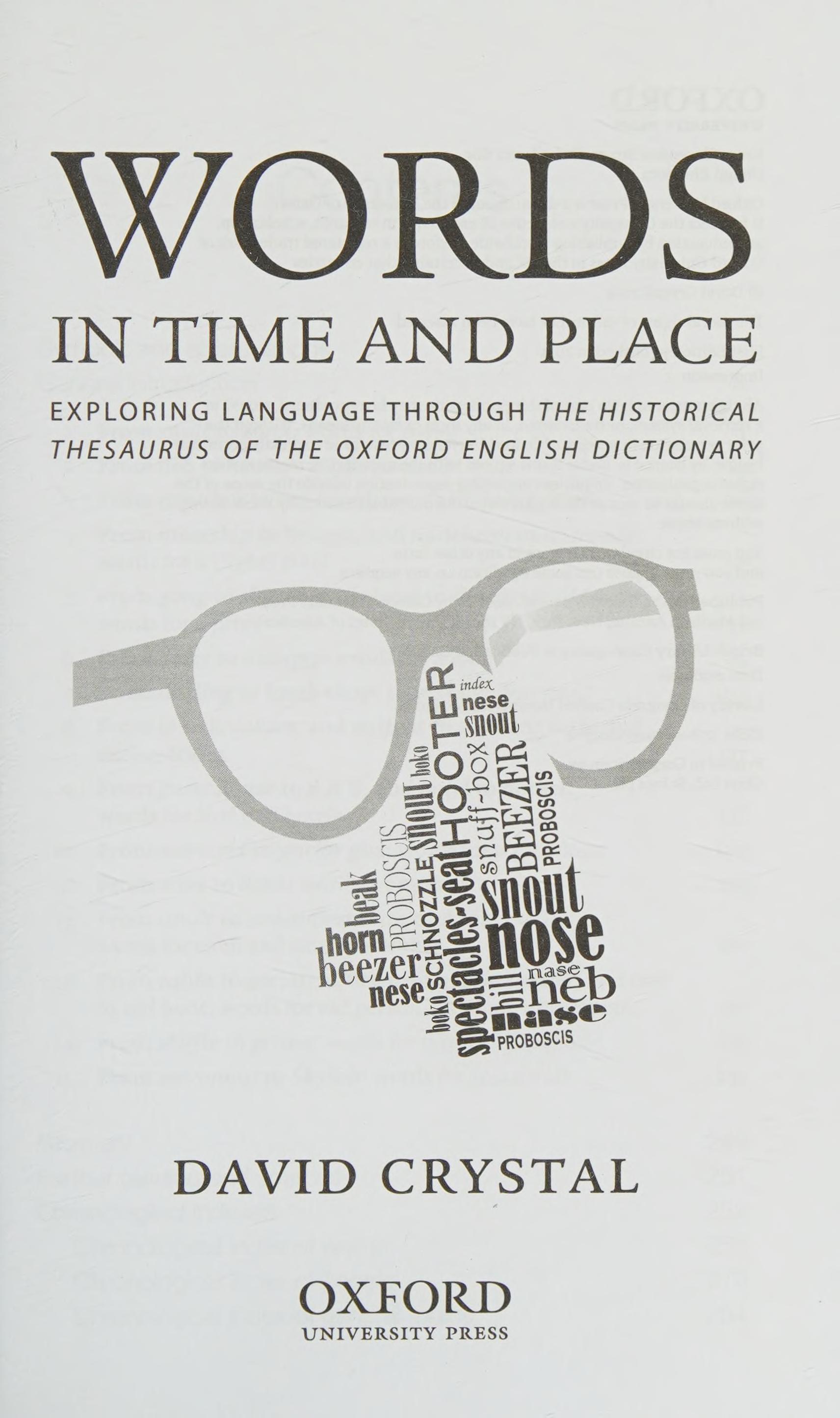 Words in Time and Place