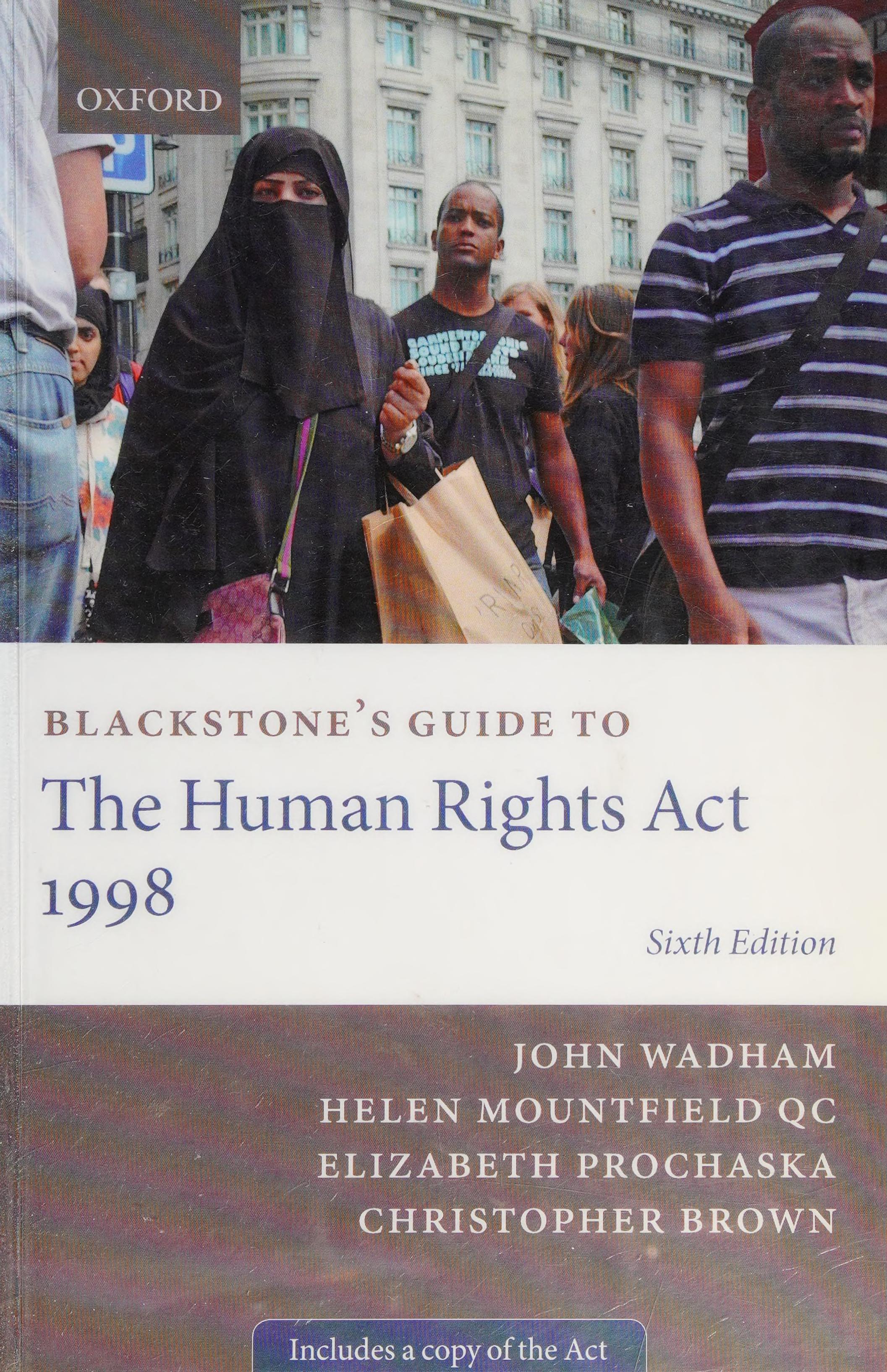 Blackstone's Guide to the Human Rights Act 1998