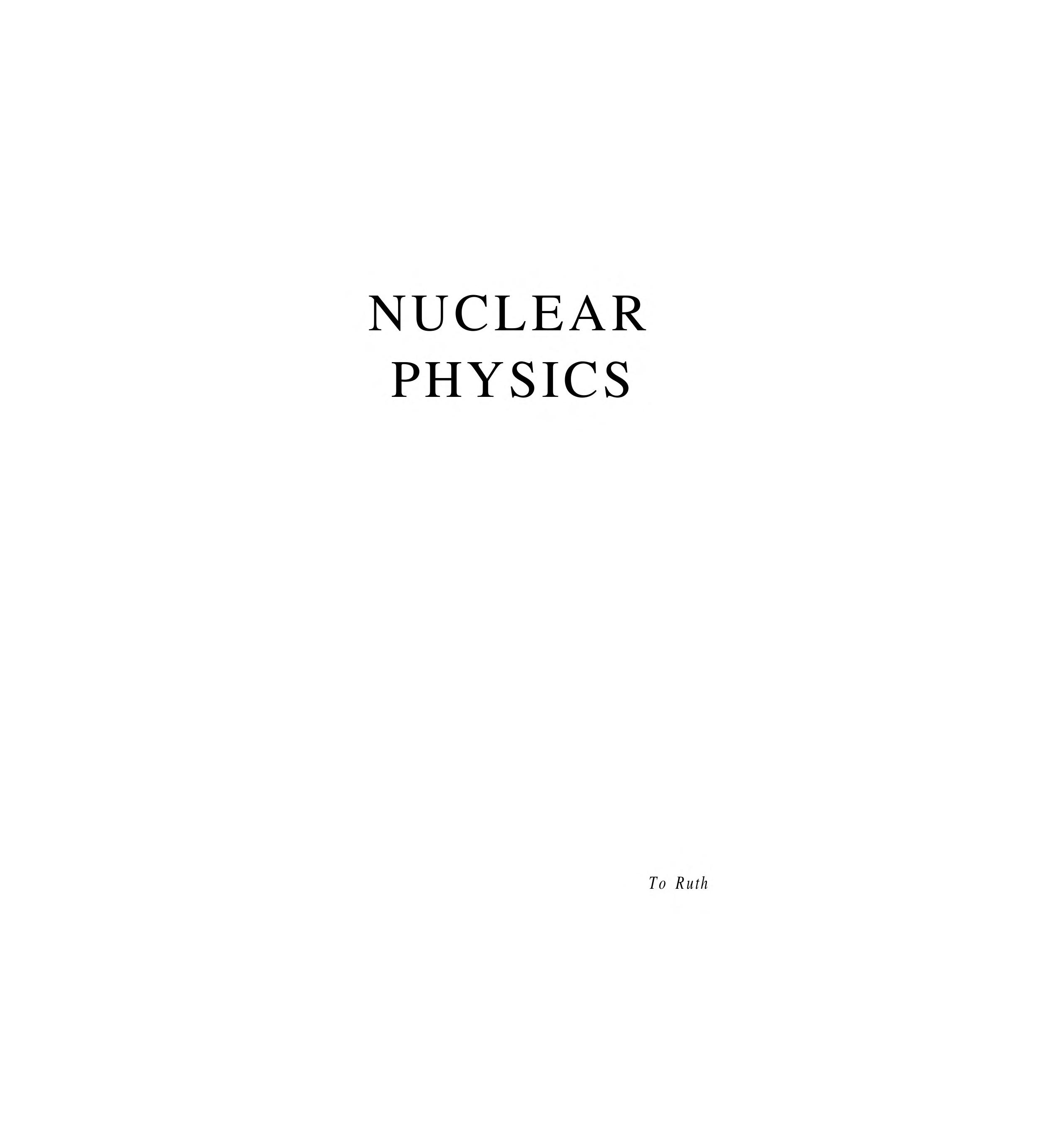 Nuclear Physics