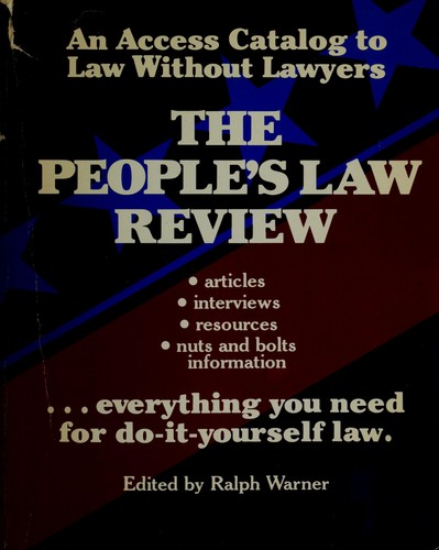 People's Law Review - Ralph E. Warner - Paperback