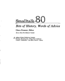 Smalltalk-80: Bits Of History, Words Of Advice