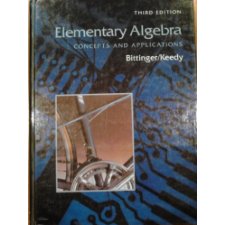 Elementary Algebra: Concepts And Applications