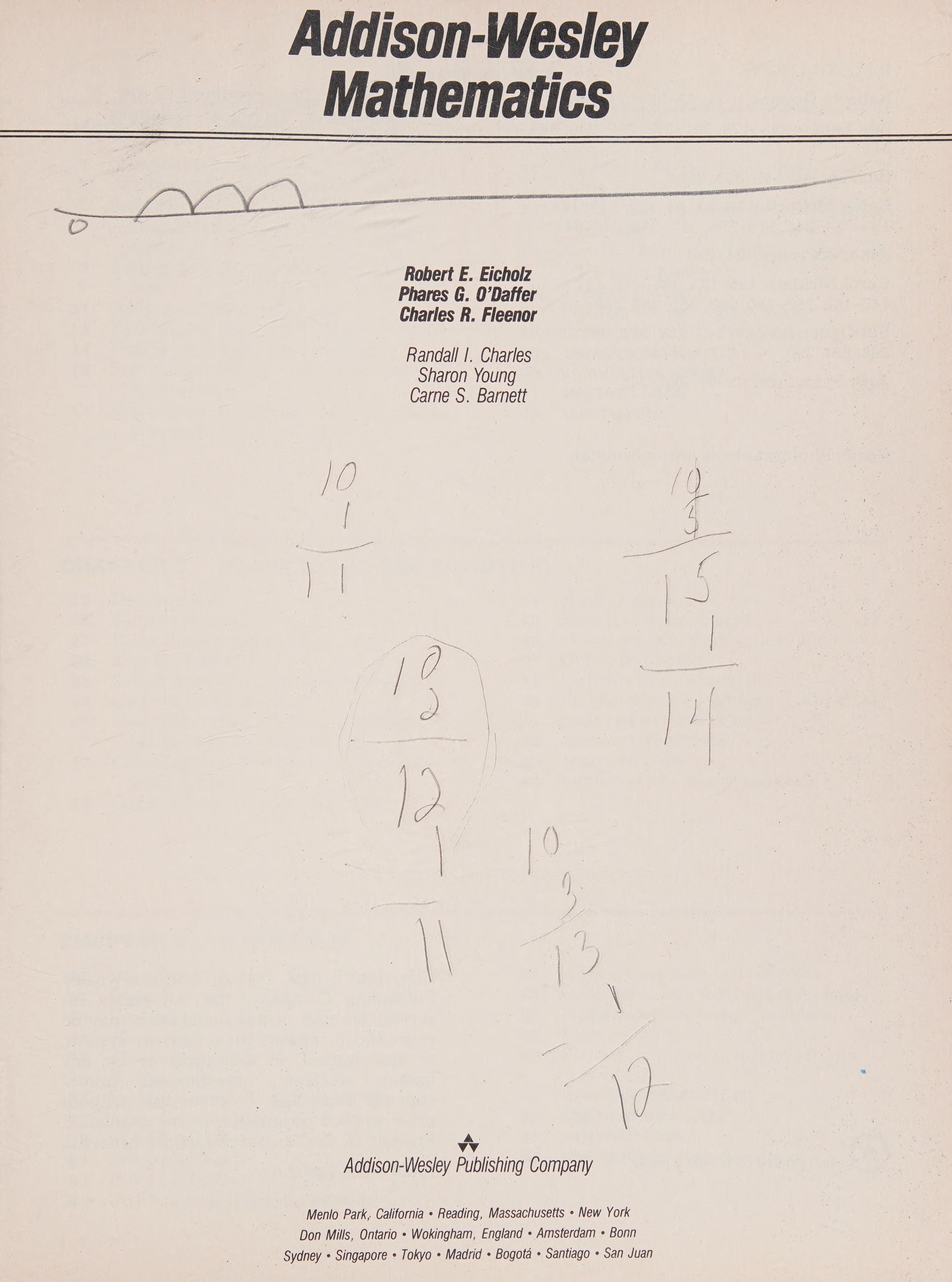Mathematics (Addison-Wesley Workbook)