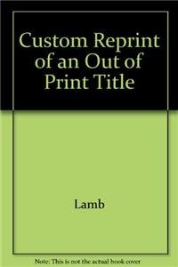 Custom Reprint of an Out of Print Title