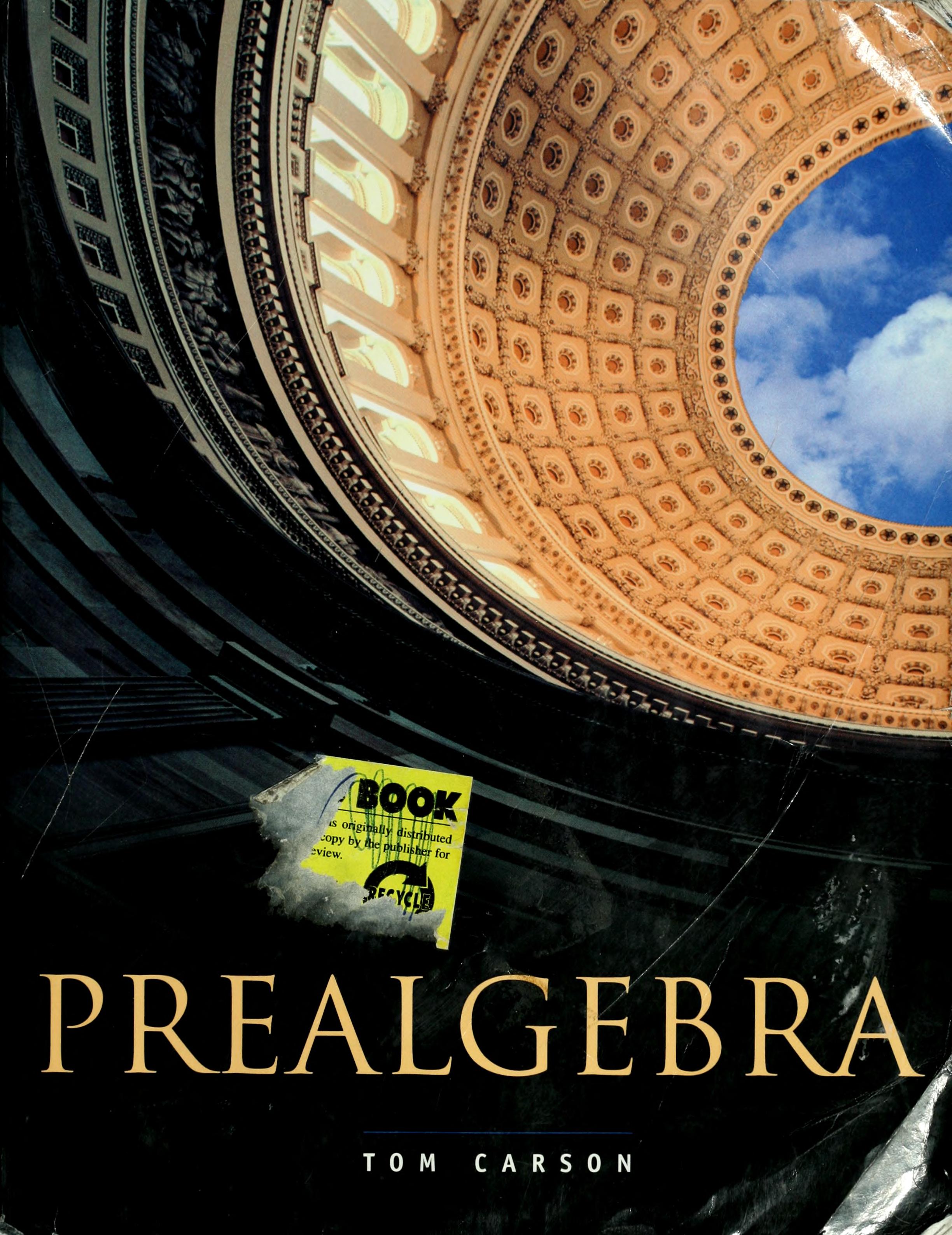 Prealgebra